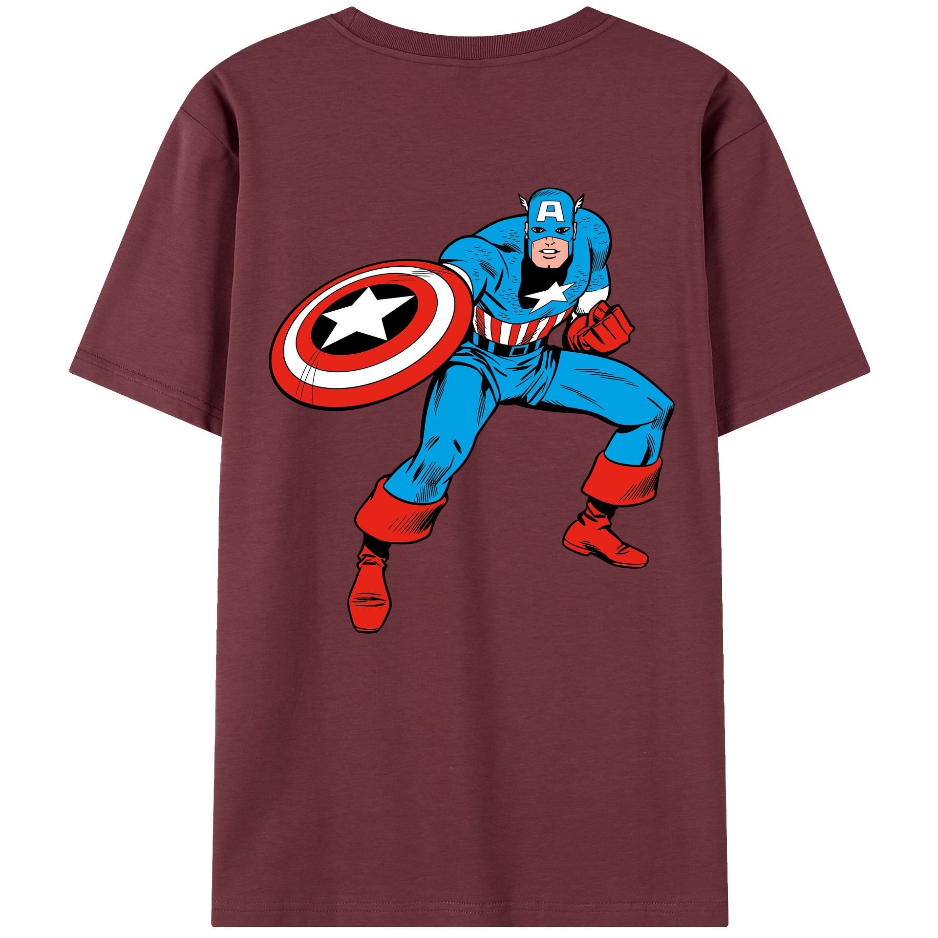 （画像用） アベンジャーズ The Avengers 綿100％半袖Tシャツ（背面プリント）
